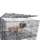 Jaula con puerta superior para perros