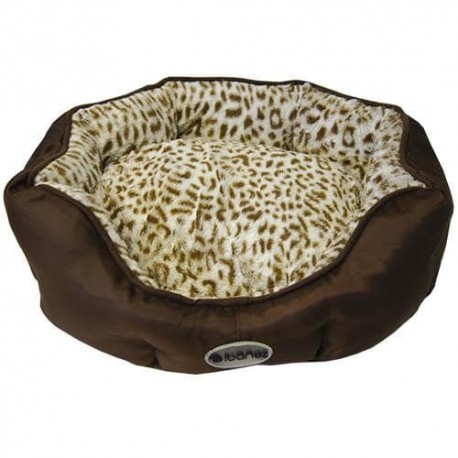 Cuna de tigre marrón para perros y gatos