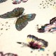 Detalle estampado de rascador con mariposas