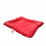 Colchón rojo con manta refrigerante para perros Radical