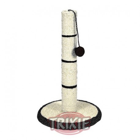 Poste de sisal con base y pelota para gatos