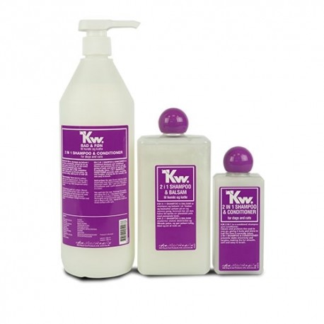 Kw Champú y Acondicionador Bad and Fon para perros y gatos