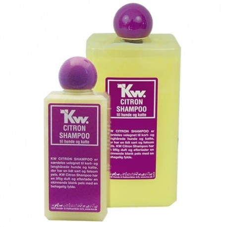 Kw Champú desengrasante de limón para perros y gatos