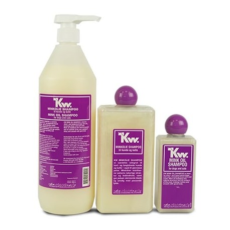 Kw Champú de Aceite de Visón para perros y gatos