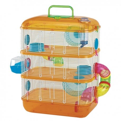 Jaula para hamsters con tres pisos Gran Canaria Arquivet