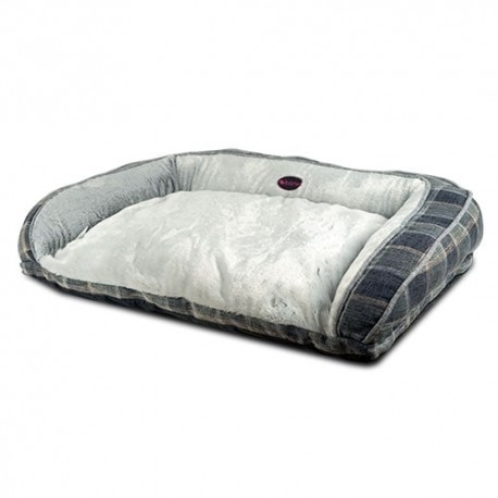 Sofa Grey Plaid para perros
