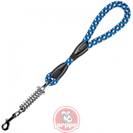 Empuñadura redonda de nylon con muelle azul y blanca arppe