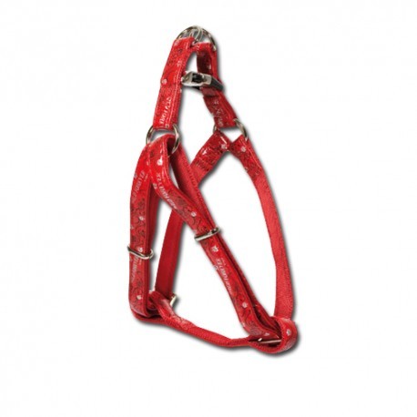 Arnés Envy de nylon y plástico en color rojo nayeco