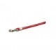 Correa para perros Envy de nylon rojo