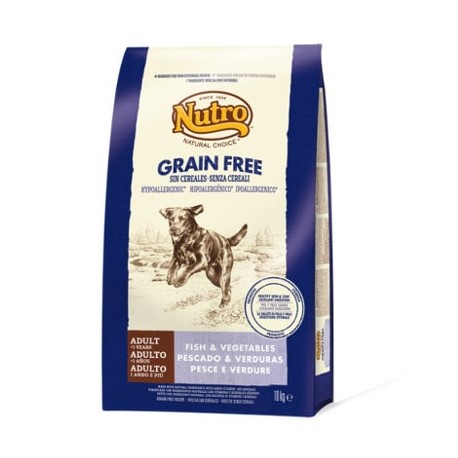 Nutro adult grain free de pescado para perros
