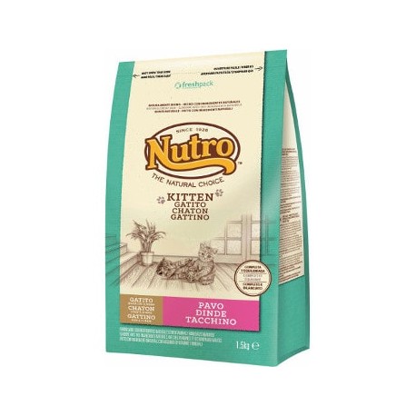 Nutro kitten de pavo para gatitos