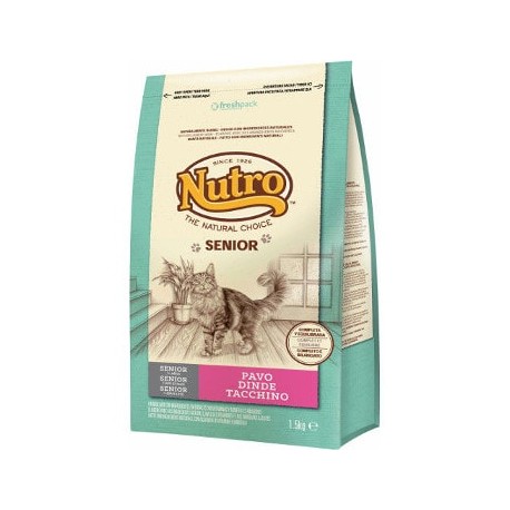 Nutro senior de pavo para gatos mayores