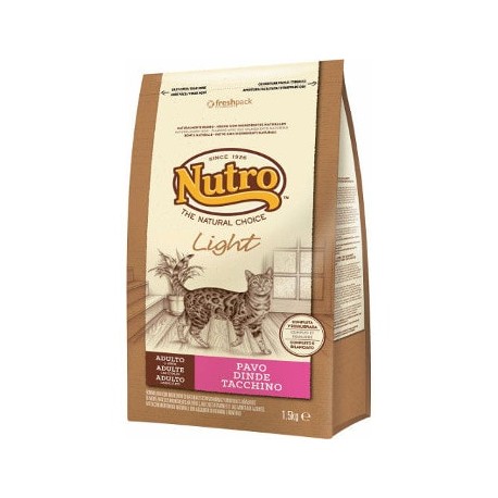 Nutro light de pavo para gatos