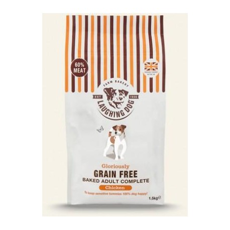 Laughing Dog Pienso horneado de pollo sin cereales