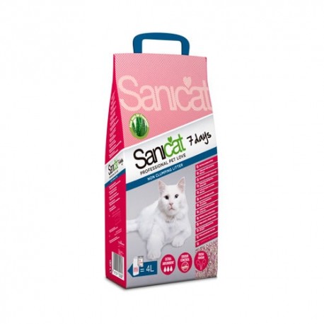 Sanicat Aloe Vera 7 Days arena perfumada para gatos