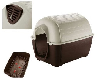 caseta de plástico para perros Kenny